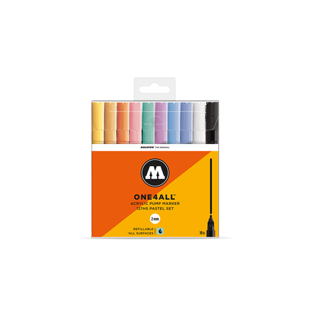 Molotow One4All 127hs Pastel Set, 10.Stk