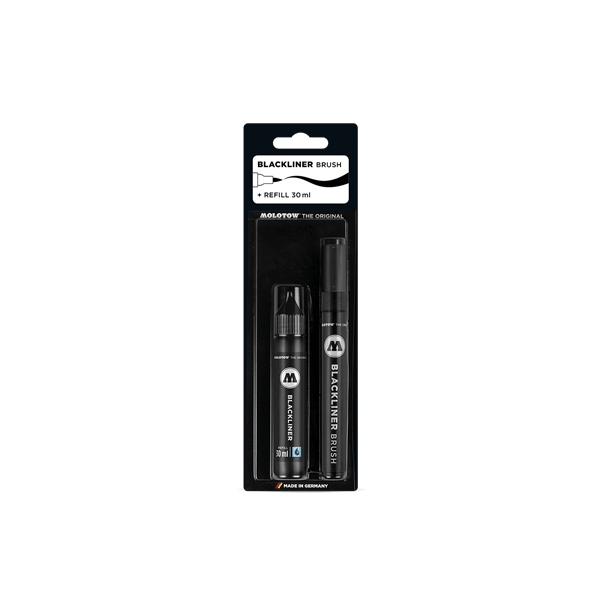 Molotow Blackliner - Brush + 30ml Refill