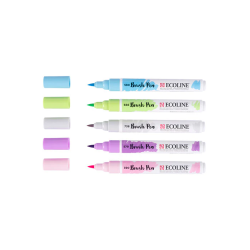 Ecoline Brush Pen set Pastel | 5 colours