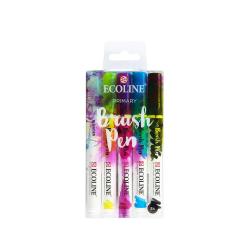 Ecoline Brush Pen set Primary | 5 colours