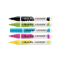 Ecoline Brush Pen set Primary | 5 colours