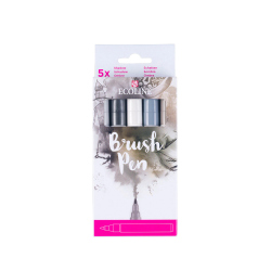 Ecoline Brush Pen set Shadow | 5 Colours