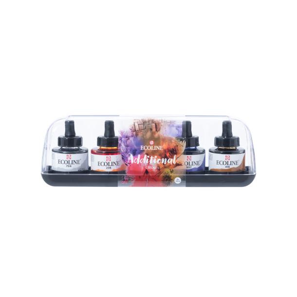 Ecoline Liquid Watercolour set Additional | 5 x 30 ml