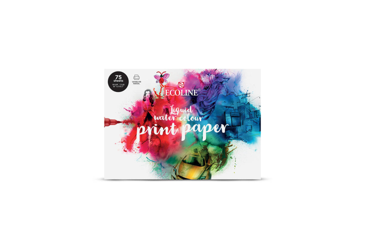 Ecoline Watercolour Printer Paper | 21 x 29.7 cm (A4), 150 g/m�, 75 sheets