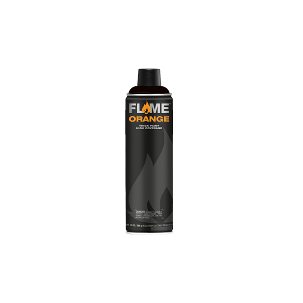 Flame Orange 500ml - Thick Black