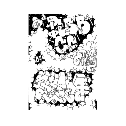 Graffiti Coloring Book Malebog | Vol. 1