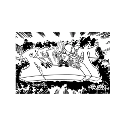 Graffiti Coloring Book Malebog | Vol. 2