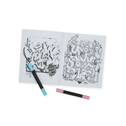 Graffiti Style Coloring Book Malebog