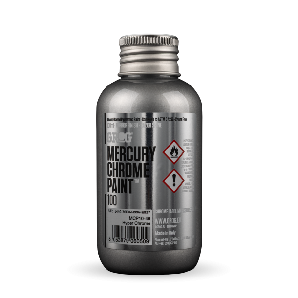 Grog Mercury Chrome Paint 100ml