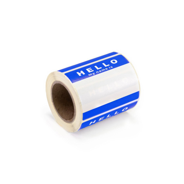 Hello My Name Is Roll 250stks