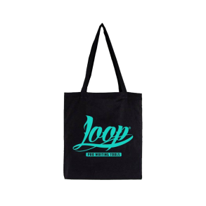 Loop Logo Bag sort/turkis