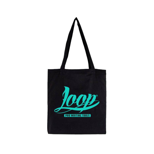 Loop Logo Bag sort/turkis