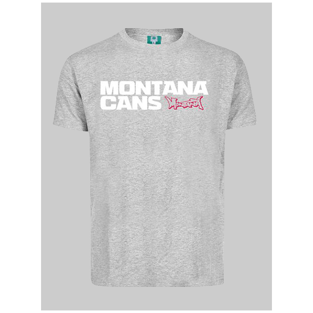 MONTANA TEE TYPO+LOGO LYSEGR�