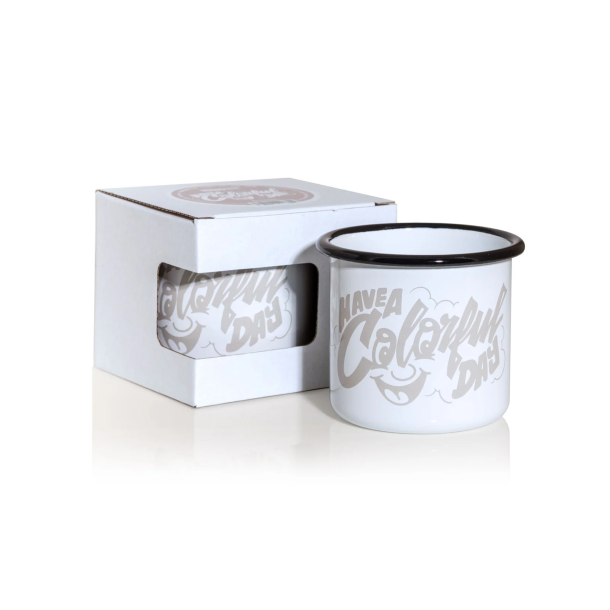 Montana Enamel Mug �Have A Colorful Day�