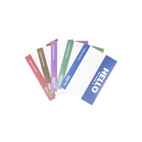 Hello My Name Is Stickers Metallic, 100stk