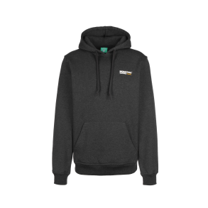 Typo Logo Montana Hoodie Charcoal/White/Yellow