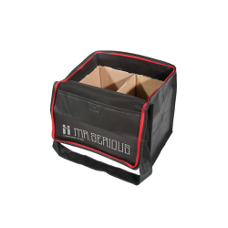 Mr. Serious can Taske - Sort 12stk