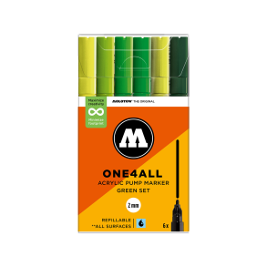 ONE4ALL 127HS Green Set 2mm - 6stk