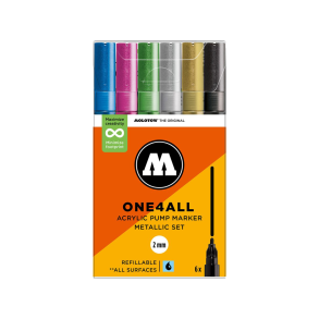 ONE4ALL 127HS Metallic Set 2mm - 6stk