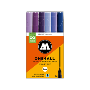 ONE4ALL 127HS Violet Set 2mm - 6stk