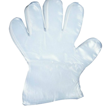 PE Handske Hvid 100stk