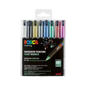 Posca Corner Etui Pc1MR-8stk Metal
