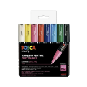 Posca Corner Etui Pc1M-8stk