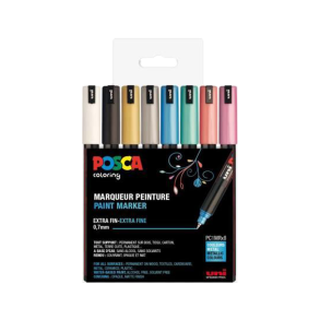 Posca Corner Etui Pc1MR-8stk