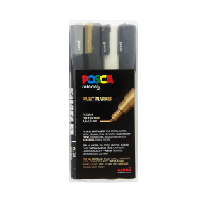 Posca Corner Etui Pc3M-4stk S/H/G/S