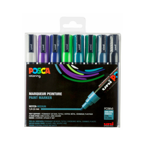 Posca Corner Etui Pc5M-8stk Cool Colours