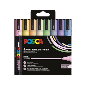 Posca Corner Etui Pc5M-8stk Pastel