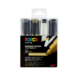 Posca Corner Etui Pc8k 4stk G-S-S-H