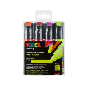 Posca Corner Etui Pc8k 4stk Neon