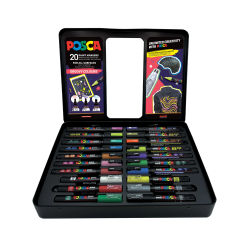 Posca Metal Box | Groovy Colours