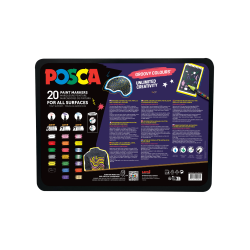 Posca Metal Box | Groovy Colours