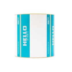Montana HELLO MY NAME Roll of Stickers 500stk 