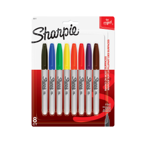 Sharpie Fine Tusch St, 8 stk