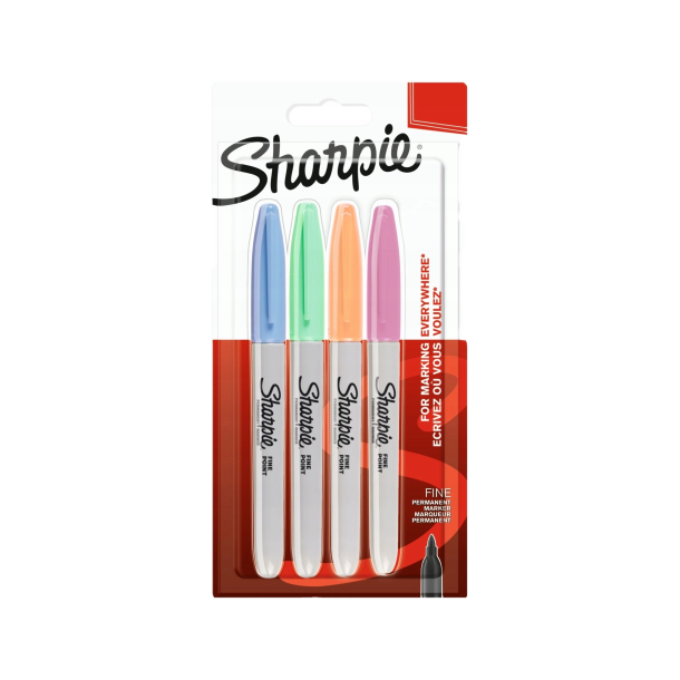 Sharpie St 4 stk Pastel Colors