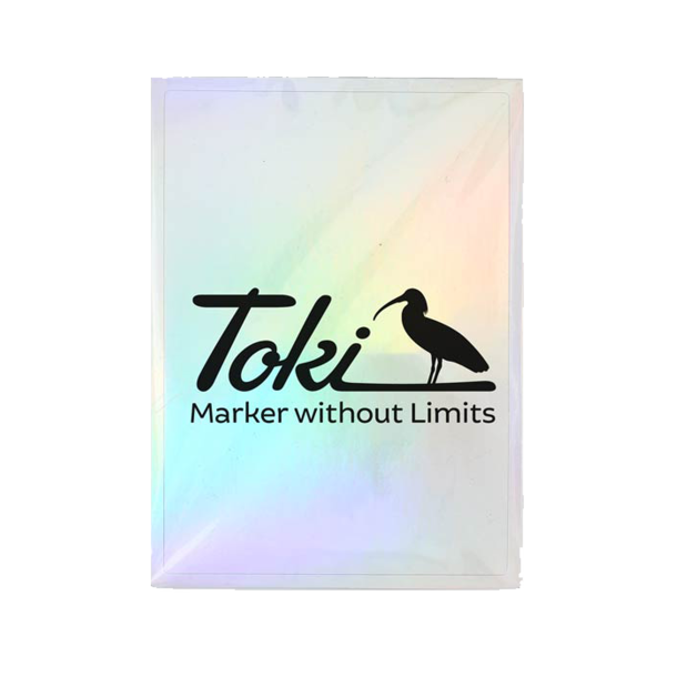 Toki Eggshell Sticker - Hologram, 50stk