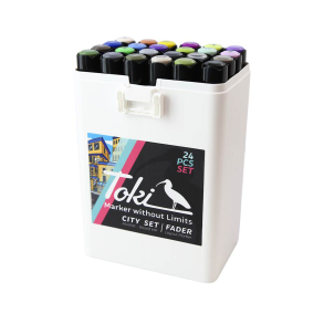 Toki Marker Fader 24er Set - City