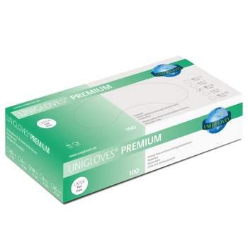 Uniprotect Premium Vinyl handsker powder free 100stk