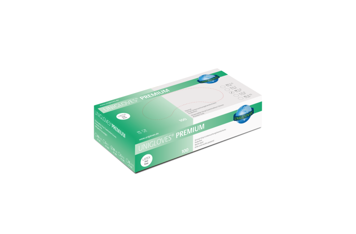 Uniprotect Premium Vinyl handsker powder free 100stk