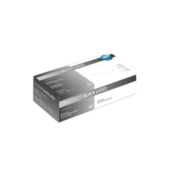 Unigloves Black Latex handsker 100stk