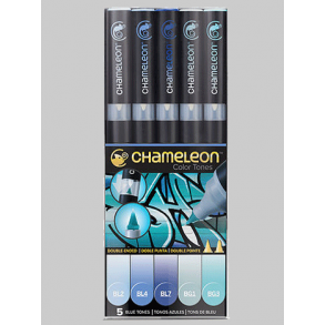 CHAMELEON MARKERS 5.STK BLUE TONES