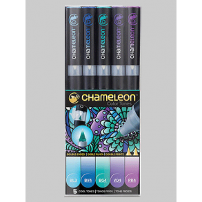 CHAMELEON MARKERS 5.STK COOL TONES