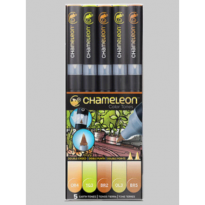 CHAMELEON MARKERS 5.STK EARTH TONES