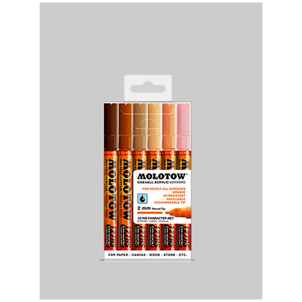 Molotow One4all Character Set 2mm - 6 stk