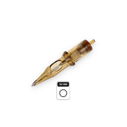 20 stk Kwadron Cartridges 0.35mm Long Taper - Round Shader