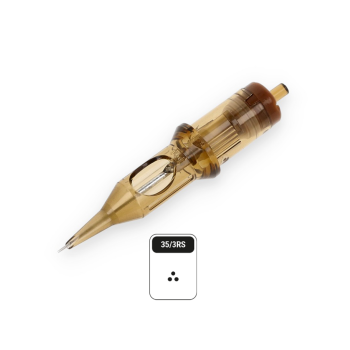 20 stk Kwadron Cartridges 0.35mm Long Taper - Round Shader