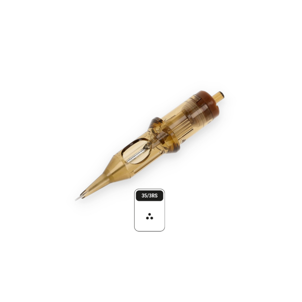 20 stk Kwadron Cartridges 0.35mm Long Taper - Round Shader